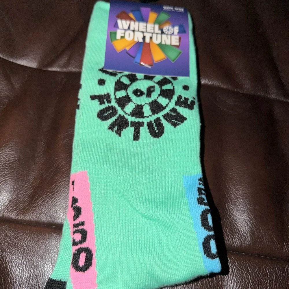 Wheel of Fortune Fun Socks NWT